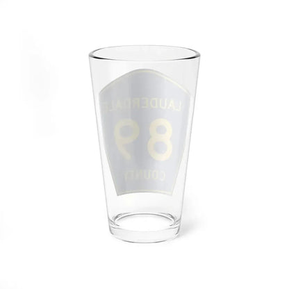 Lauderdale County Route 89 AL (Alabama) (Road Sign) Pint Glss 16oz - Go Mug Yourself