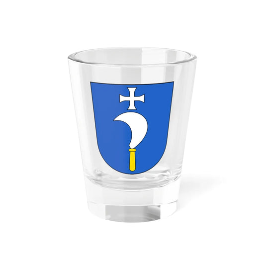 Laufen-Uhwiesen-blazon (Switzerland) (Coat of Arms) Shot Glass 1.5oz 1.5oz - Go Mug Yourself