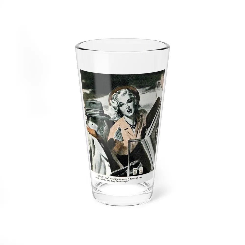 Laughter is a Shining Weapon (2), Redbook, November 1943 - Pint Glass 16oz-16oz-Go Mug Yourself