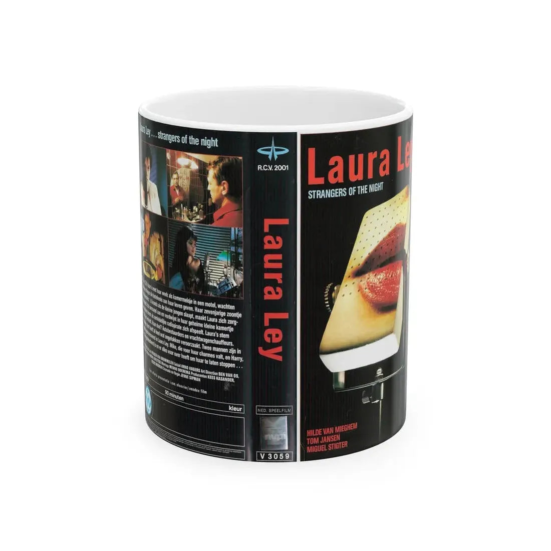 LAURA LEY (VHS COVER) - White Coffee Mug 11oz - Go Mug Yourself