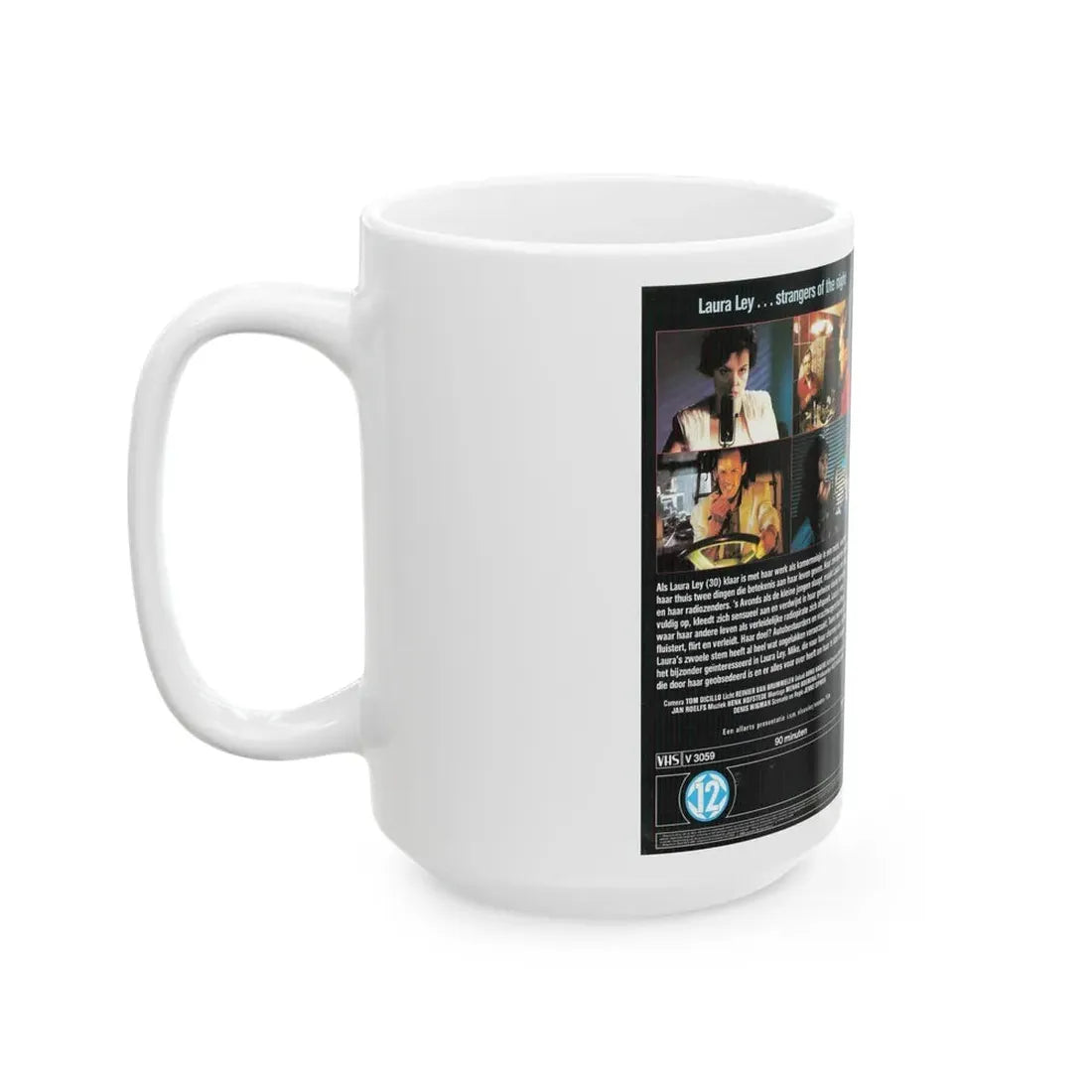 LAURA LEY (VHS COVER) - White Coffee Mug - Go Mug Yourself