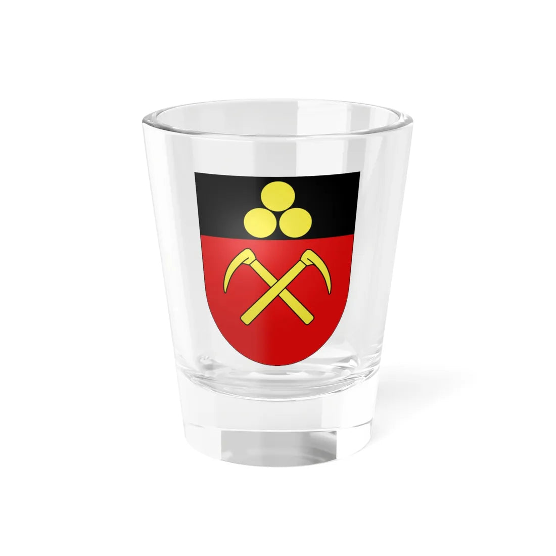 Lausen-coat of arms (Switzerland) (Coat of Arms) Shot Glass 1.5oz 1.5oz - Go Mug Yourself