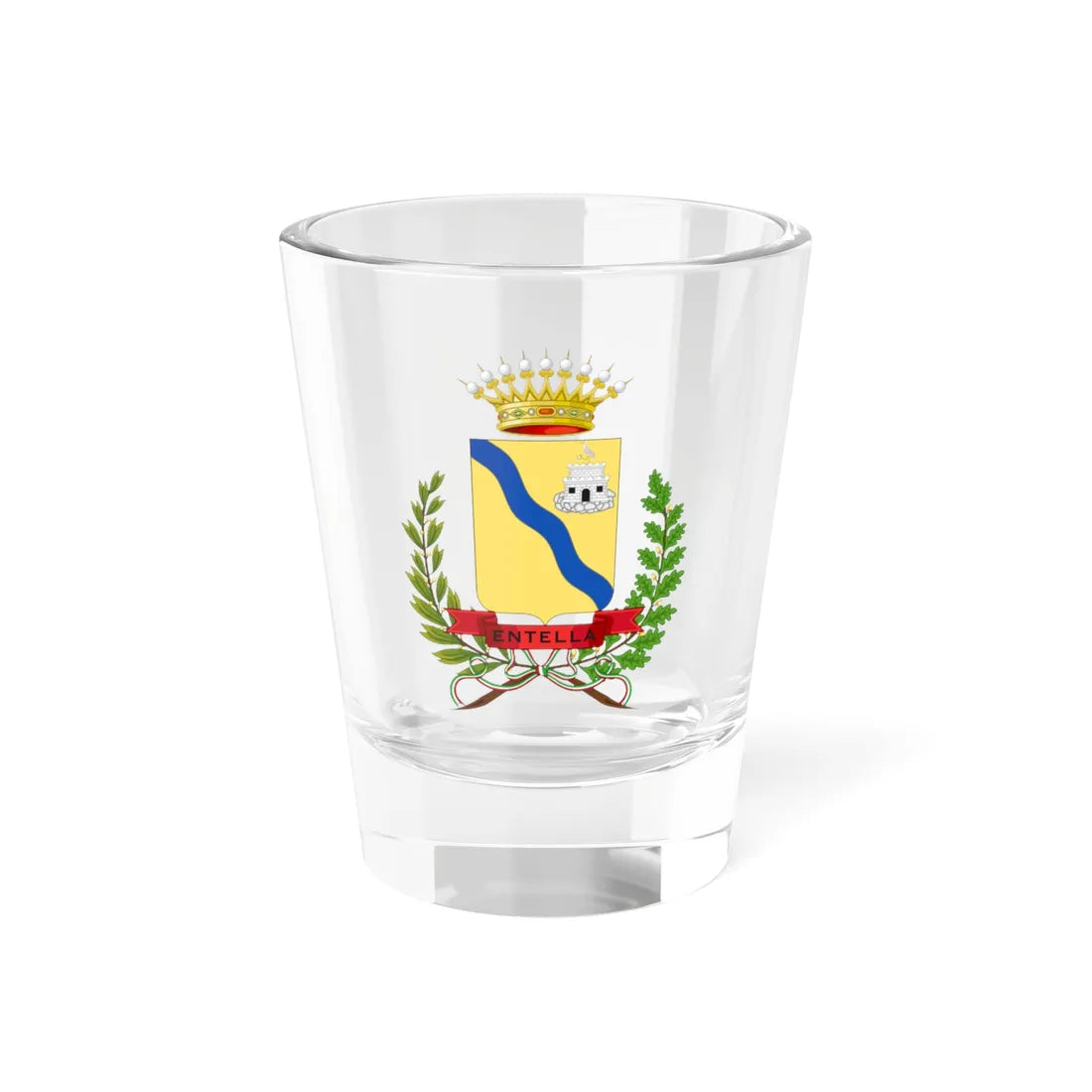 Lavagna-Stemma (Italy) (Coat of Arms) Shot Glass 1.5oz 1.5oz - Go Mug Yourself