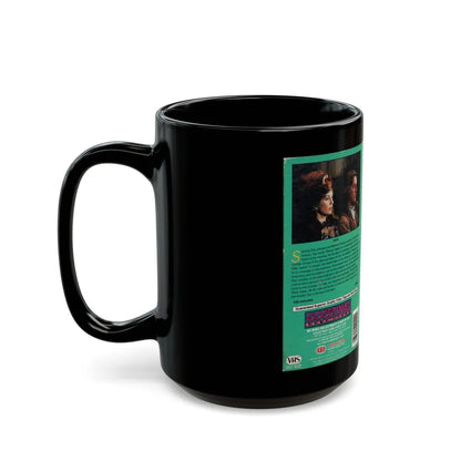 LAW OF THE LAND DON JOHNSON (VHS COVER) - Black Coffee Mug-Go Mug Yourself