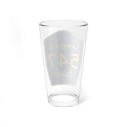 Lawrence County Route 547 AR (Arkansas) (Road Sign) Pint Glass 16oz - Go Mug Yourself
