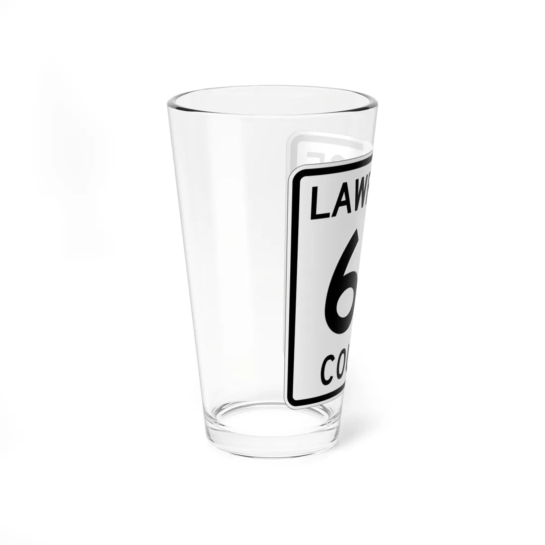 Lawrence County Route 62 OH (Ohio) (Road Sign) Pint Glass 16oz - Go Mug Yourself