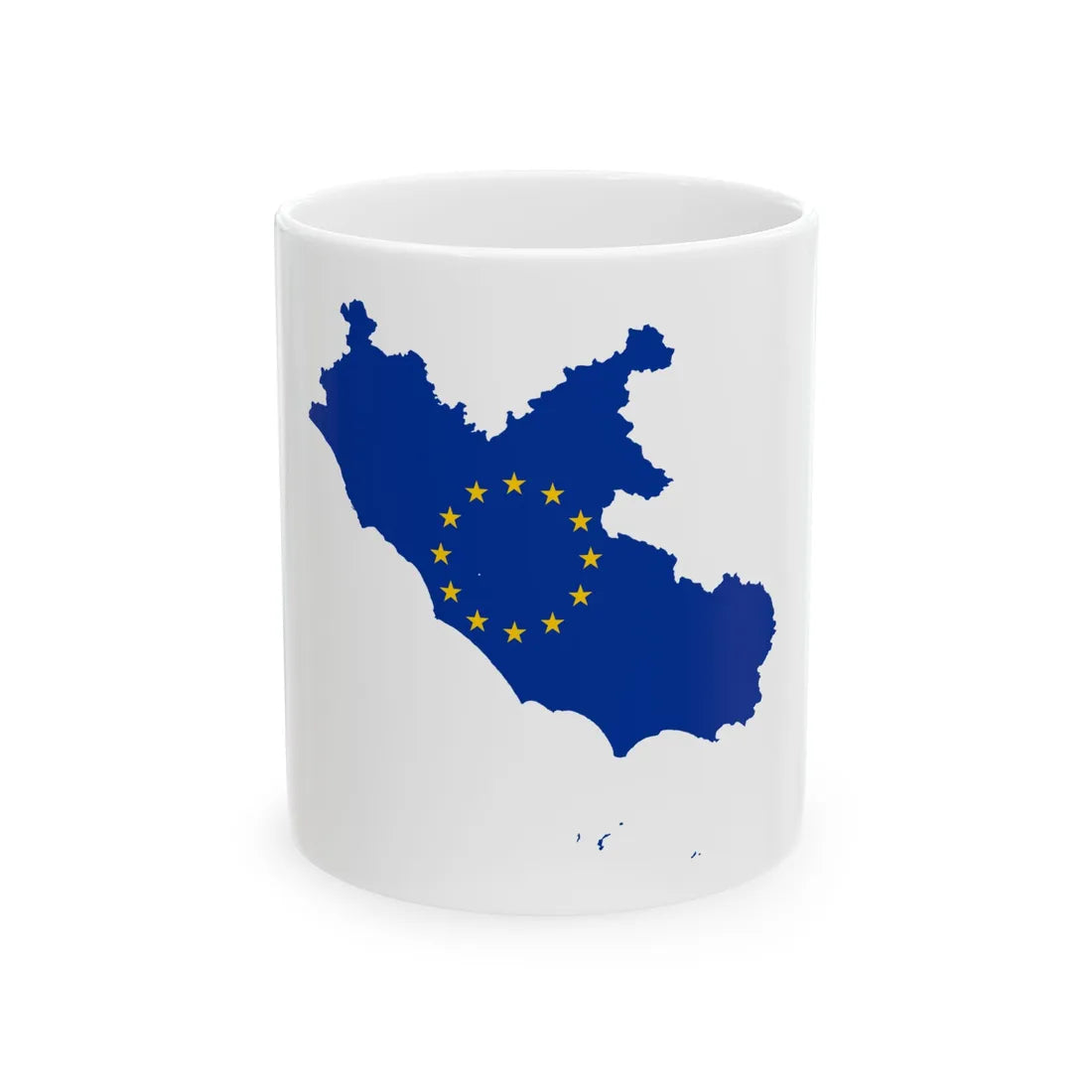 Lazio EU (Italy) White Coffee Mug 11oz - Go Mug Yourself