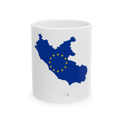 Lazio EU (Italy) White Coffee Mug 11oz - Go Mug Yourself