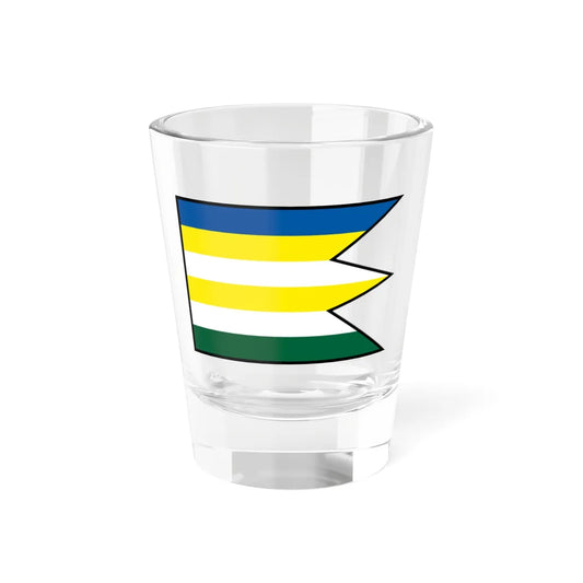 Lazisko Liptovsky Mikulas Flag (Slovakia) Shot Glass 1.5oz 1.5oz - Go Mug Yourself
