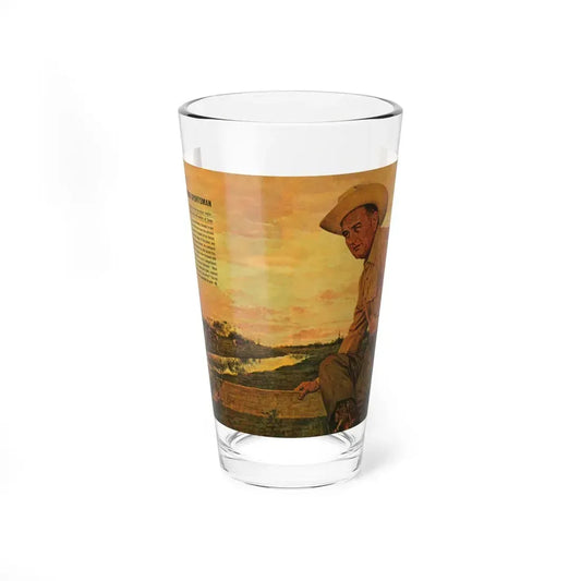 LBJ-American Sportsman, Argosy magazine, October 1964 - Pint Glass 16oz 16oz - Go Mug Yourself