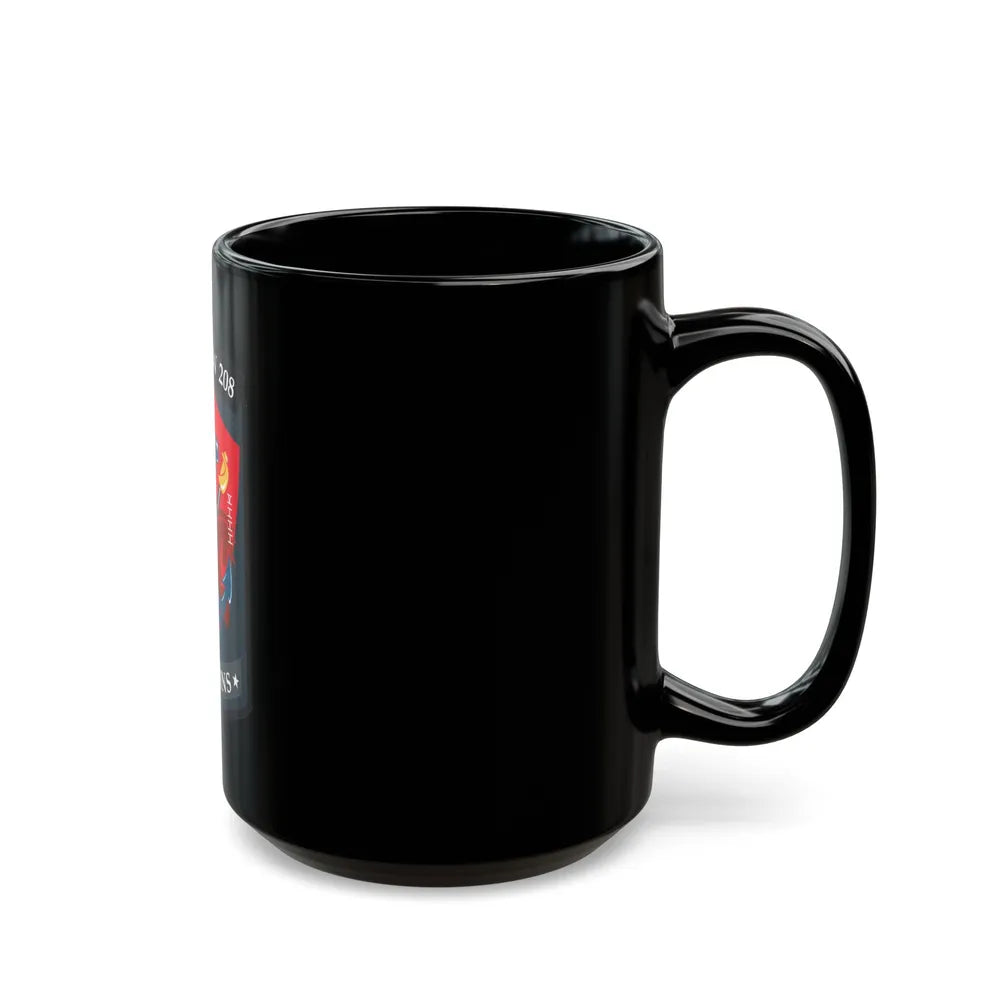 LCS CREW 208 (U.S. Navy) Black Coffee Mug-Go Mug Yourself