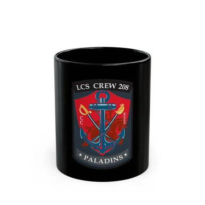 LCS CREW 208 (U.S. Navy) Black Coffee Mug 11oz - Go Mug Yourself