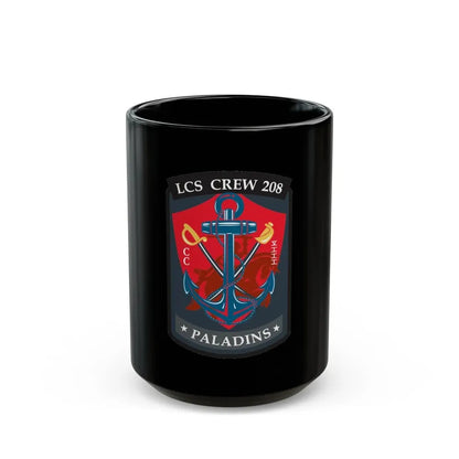 LCS CREW 208 (U.S. Navy) Black Coffee Mug 15oz - Go Mug Yourself