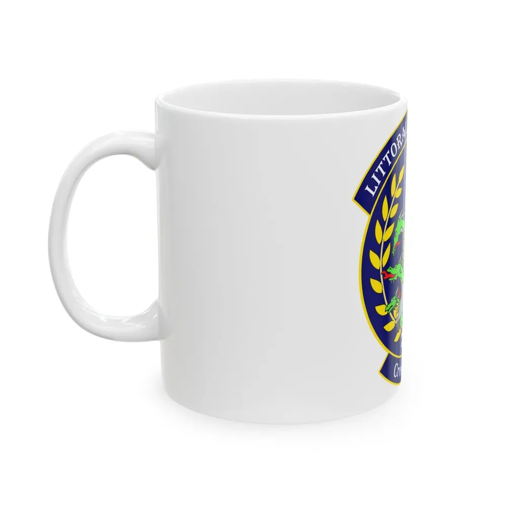 LCS Littoral Combat Ship Crew Hydra (U.S. Navy) White Coffee Mug-Go Mug Yourself