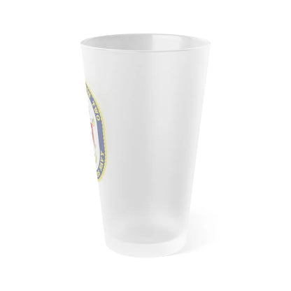 LCS Littoral Combat Ship LCS Squadron TWO (U.S. Navy) Frosted Pint Glass 16oz-Go Mug Yourself