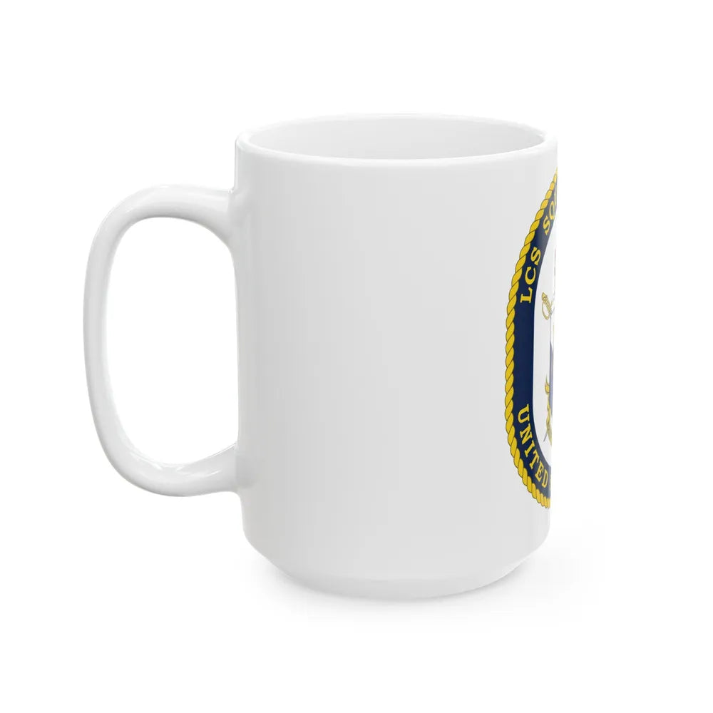 LCS Littoral Combat Ship LCS Squadron TWO (U.S. Navy) White Coffee Mug-Go Mug Yourself