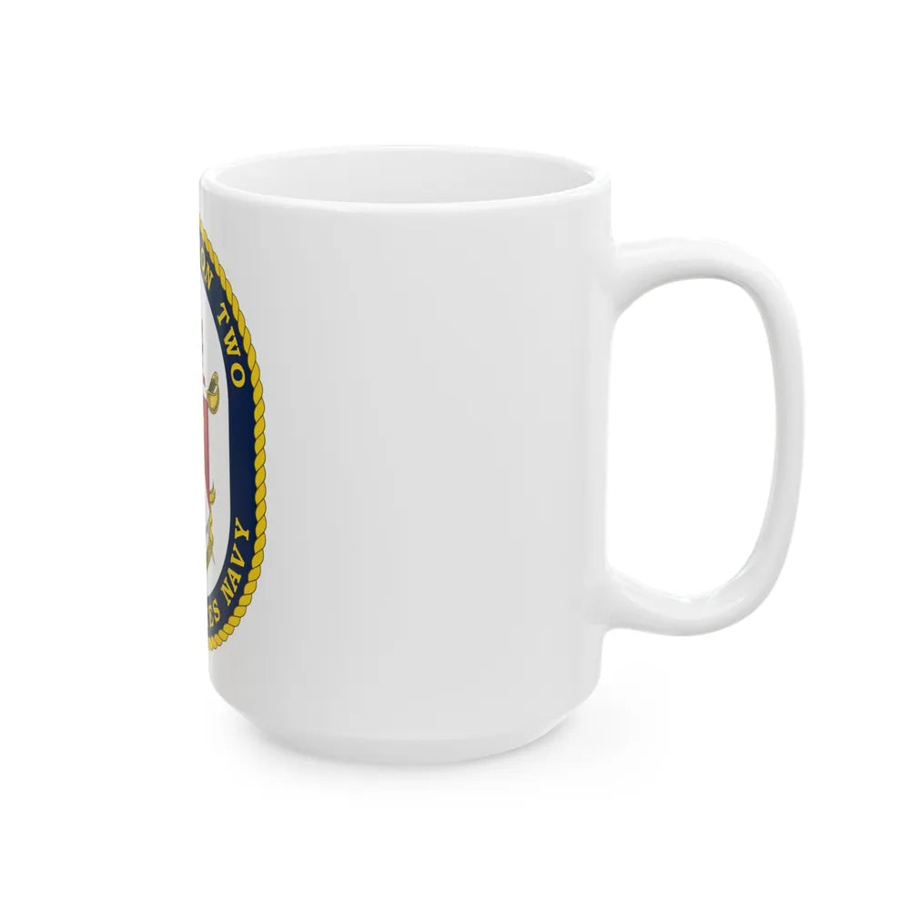 LCS Littoral Combat Ship LCS Squadron TWO (U.S. Navy) White Coffee Mug-Go Mug Yourself