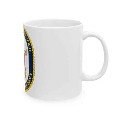 LCS Littoral Combat Ship LCS Squadron TWO (U.S. Navy) White Coffee Mug-Go Mug Yourself