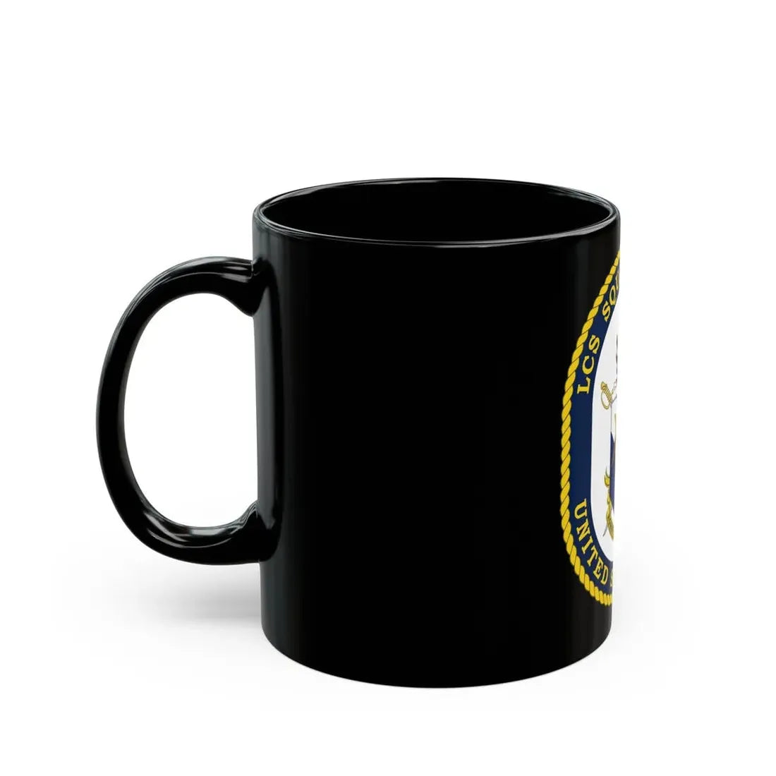 LCS Littoral Combat Ship LCS Squadron TWO (U.S. Navy) Black Coffee Mug - Go Mug Yourself