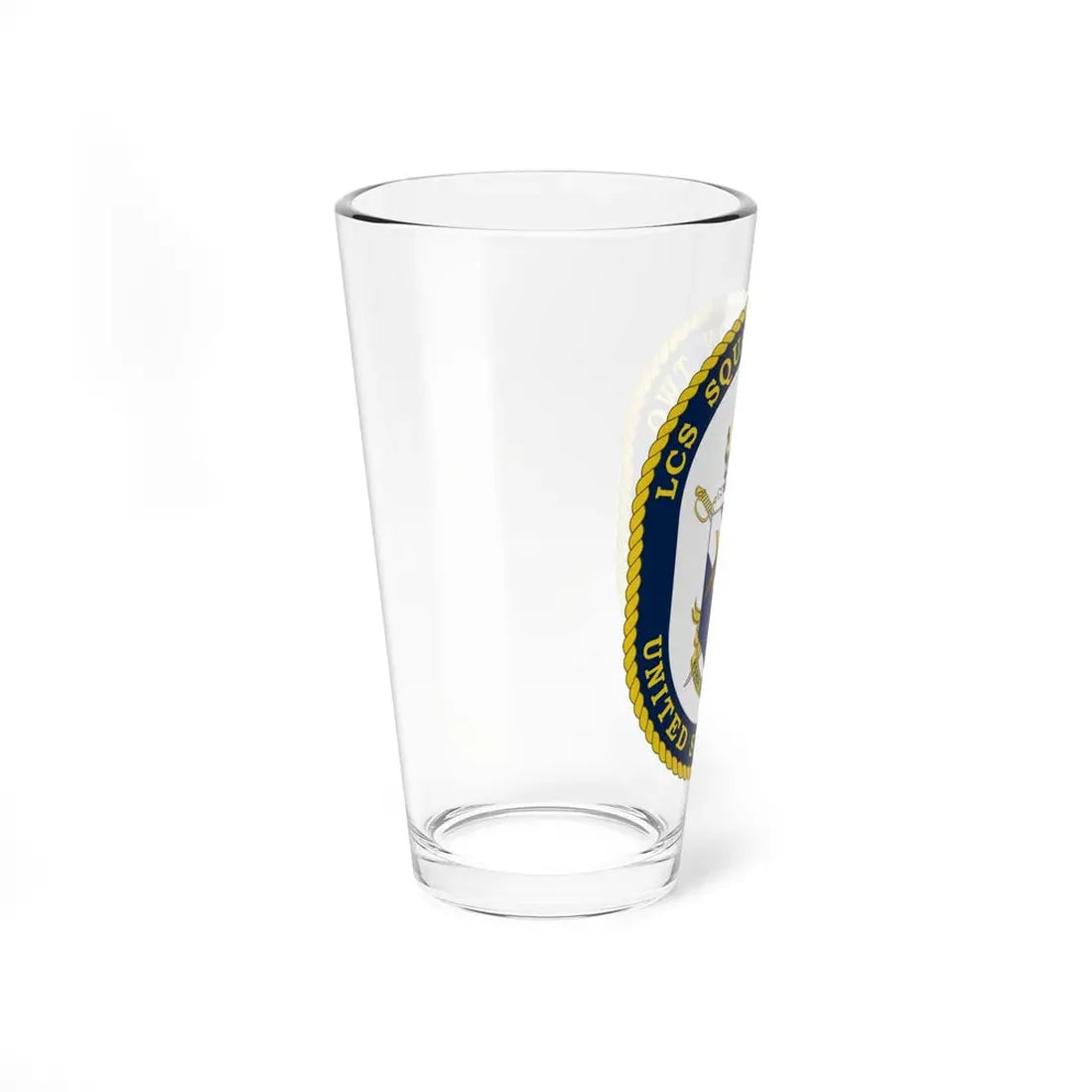 LCS Littoral Combat Ship LCS Squadron TWO (U.S. Navy) Pint Glass 16oz - Go Mug Yourself