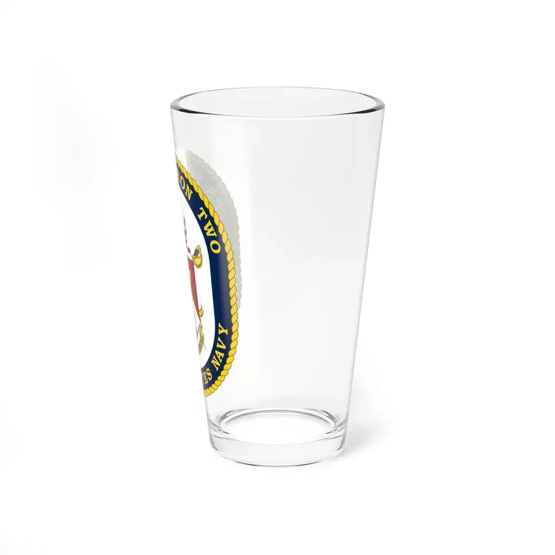 LCS Littoral Combat Ship LCS Squadron TWO (U.S. Navy) Pint Glass 16oz - Go Mug Yourself