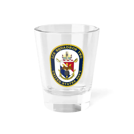 LCS Littoral Combat Ship LCS Squadron TWO (U.S. Navy) Shot Glass 1.5oz 1.5oz - Go Mug Yourself