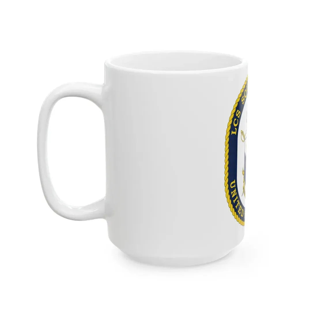 LCS Littoral Combat Ship LCS Squadron TWO (U.S. Navy) White Coffee Mug - Go Mug Yourself