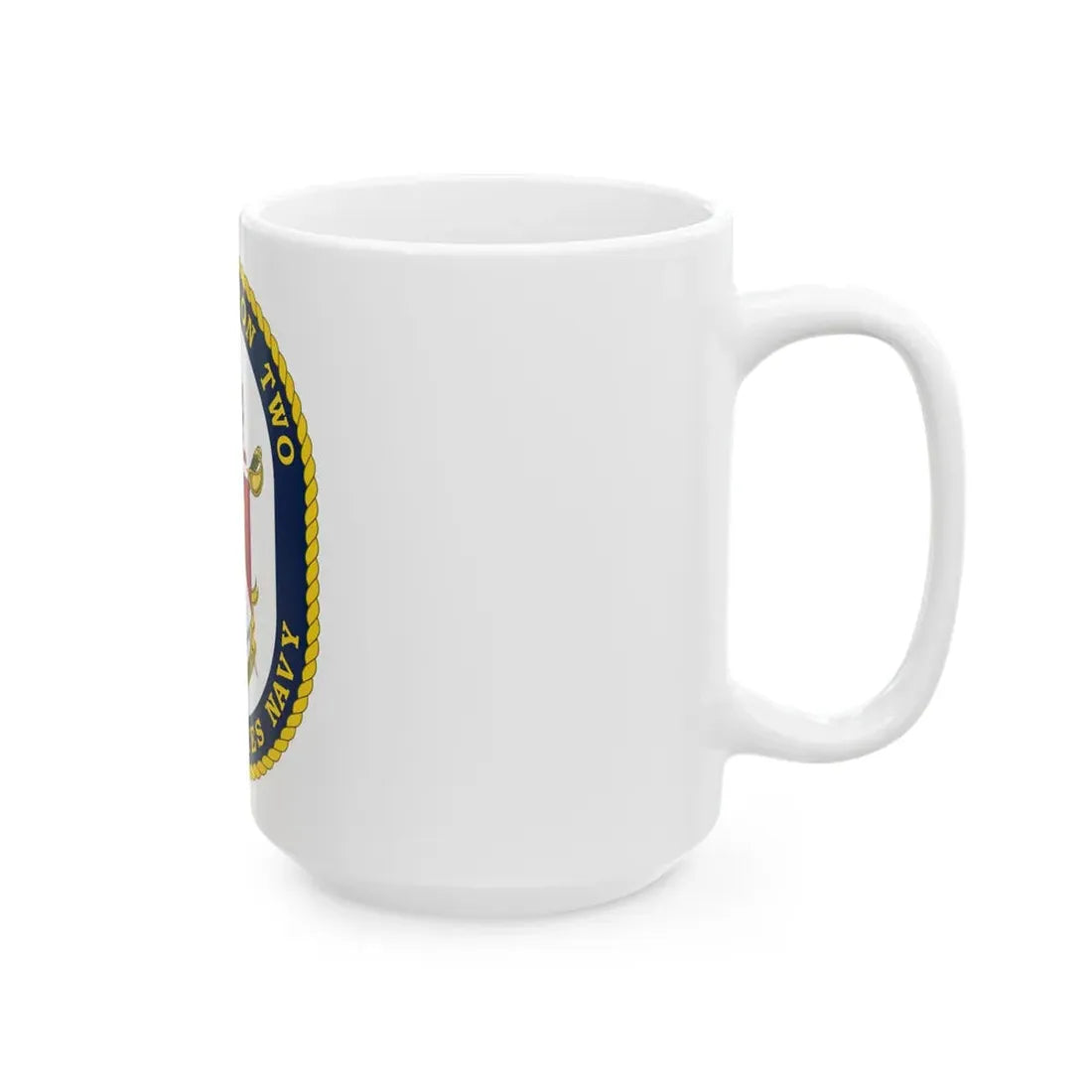LCS Littoral Combat Ship LCS Squadron TWO (U.S. Navy) White Coffee Mug - Go Mug Yourself