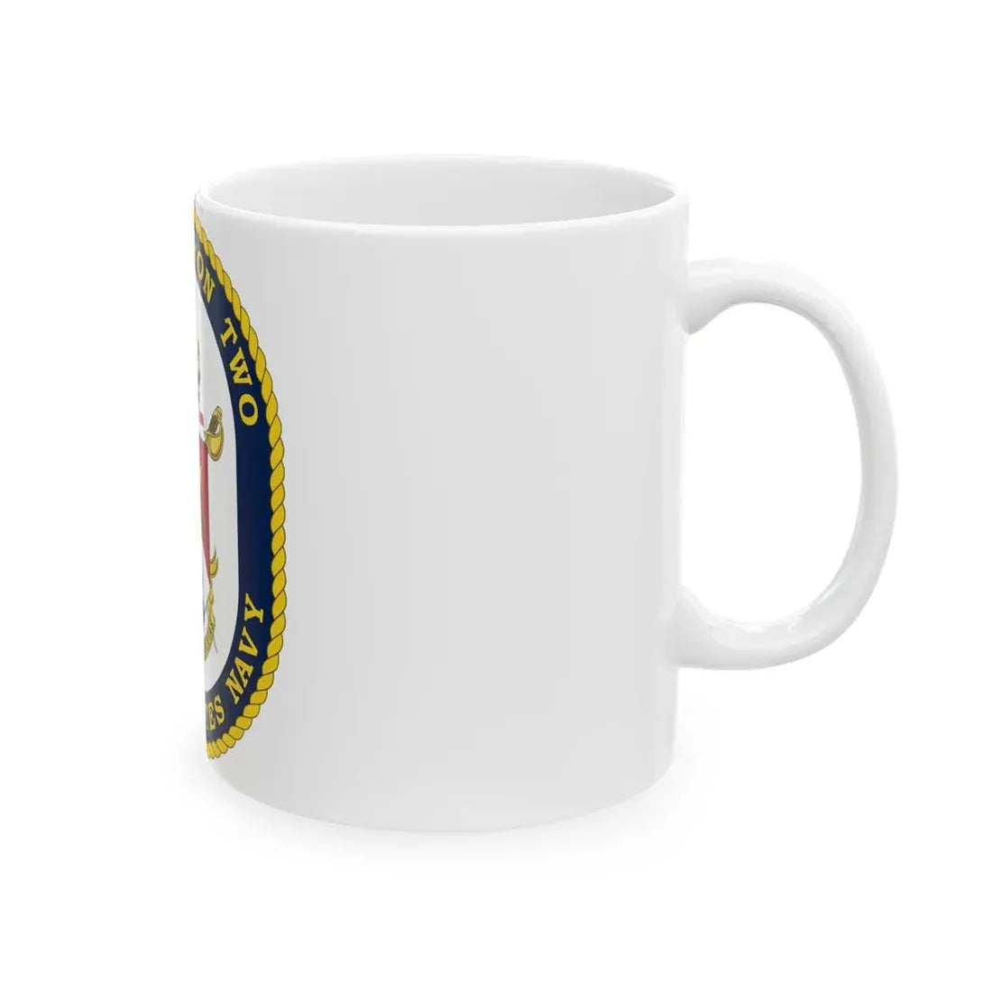 LCS Littoral Combat Ship LCS Squadron TWO (U.S. Navy) White Coffee Mug - Go Mug Yourself