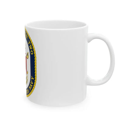 LCS Littoral Combat Ship LCS Squadron TWO (U.S. Navy) White Coffee Mug - Go Mug Yourself