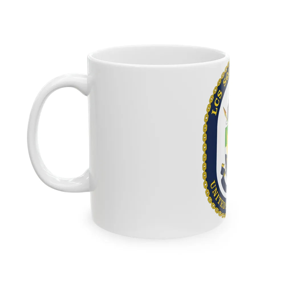 LCS Squadron One Littoral Combat Ship (U.S. Navy) White Coffee Mug-Go Mug Yourself