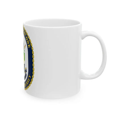 LCS Squadron One Littoral Combat Ship (U.S. Navy) White Coffee Mug-Go Mug Yourself