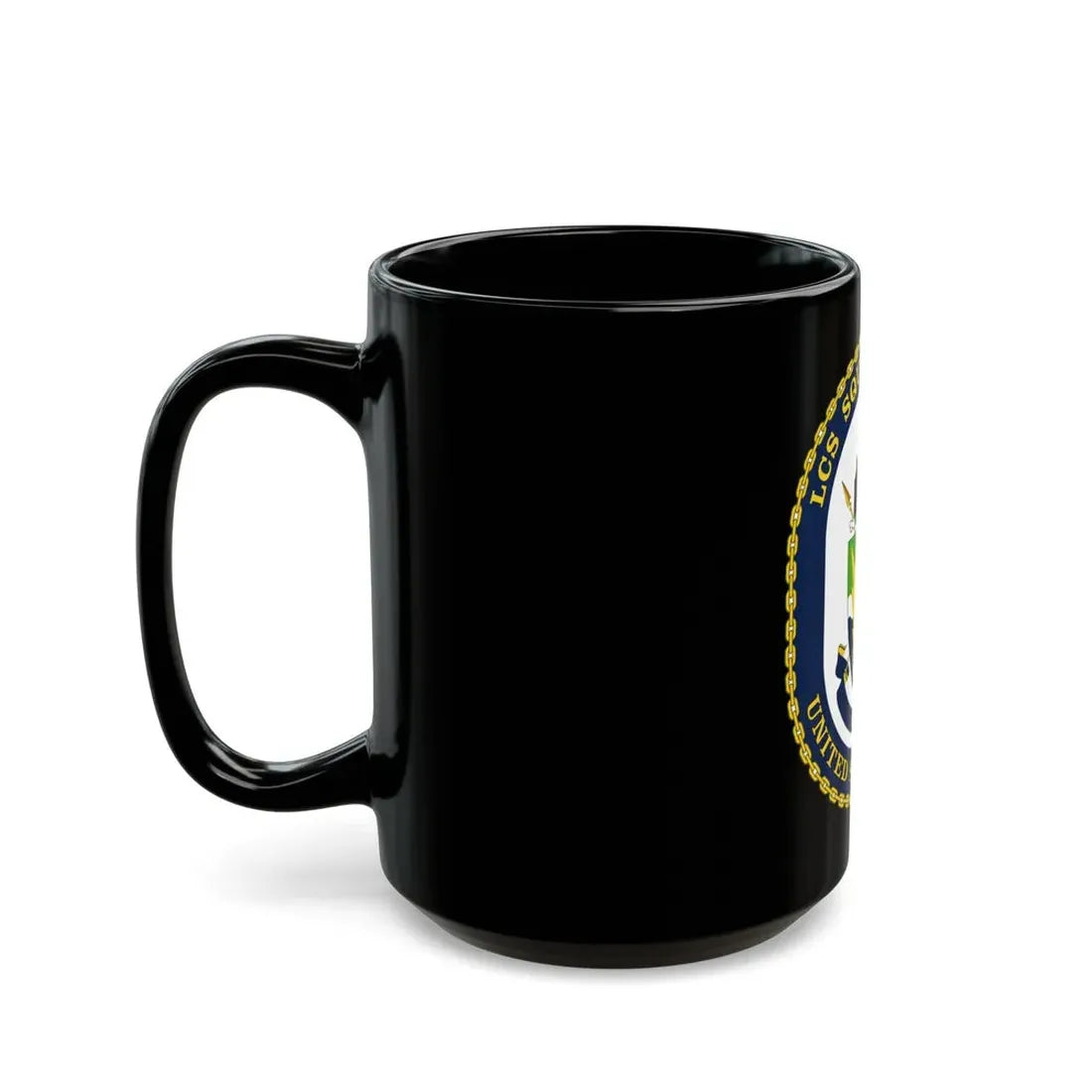 LCS Squadron One Littoral Combat Ship (U.S. Navy) Black Coffee Mug - Go Mug Yourself