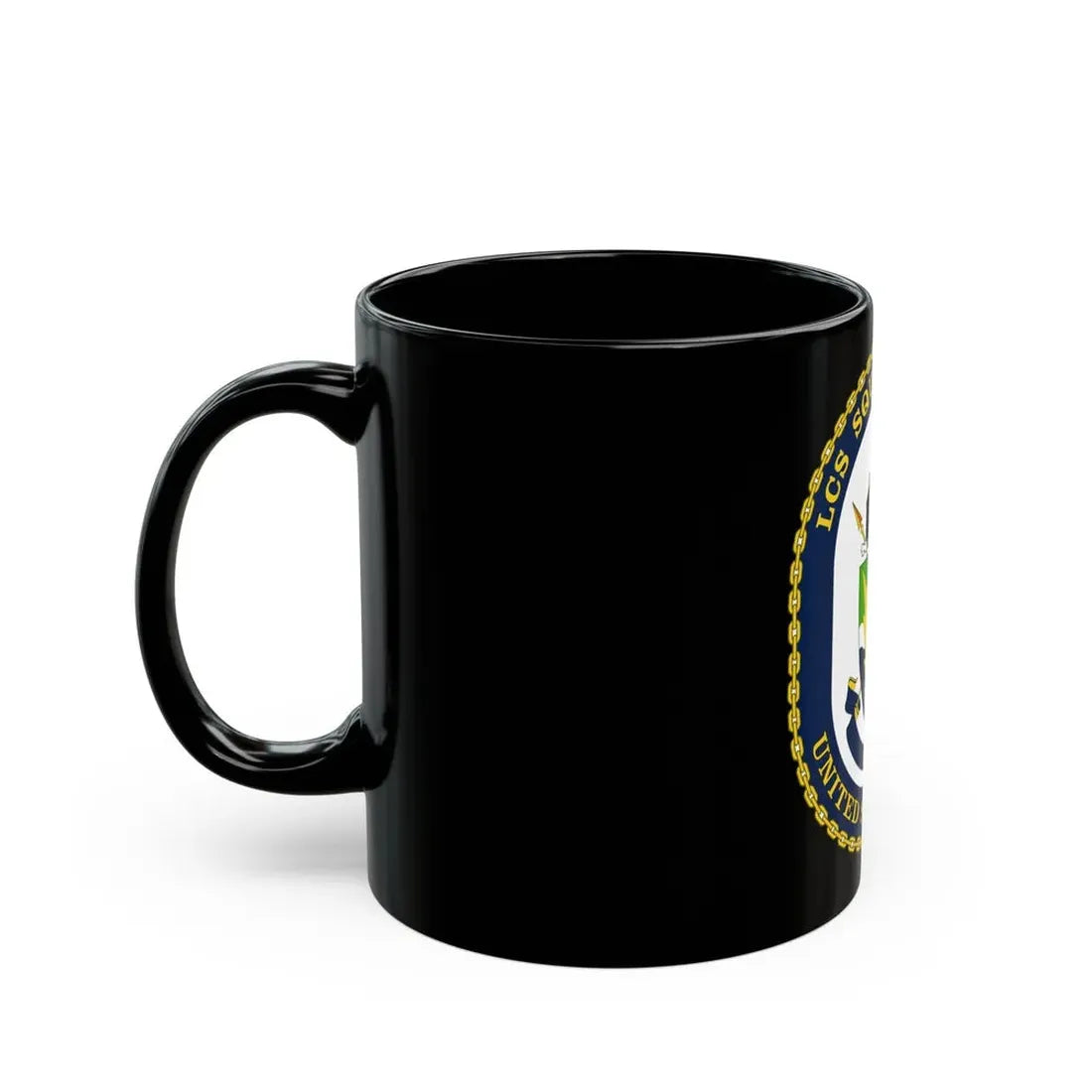 LCS Squadron One Littoral Combat Ship (U.S. Navy) Black Coffee Mug - Go Mug Yourself