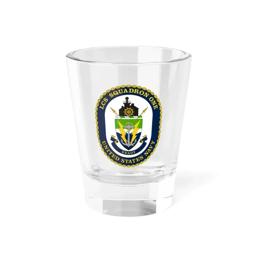 LCS Squadron One Littoral Combat Ship (U.S. Navy) Shot Glass 1.5oz 1.5oz - Go Mug Yourself