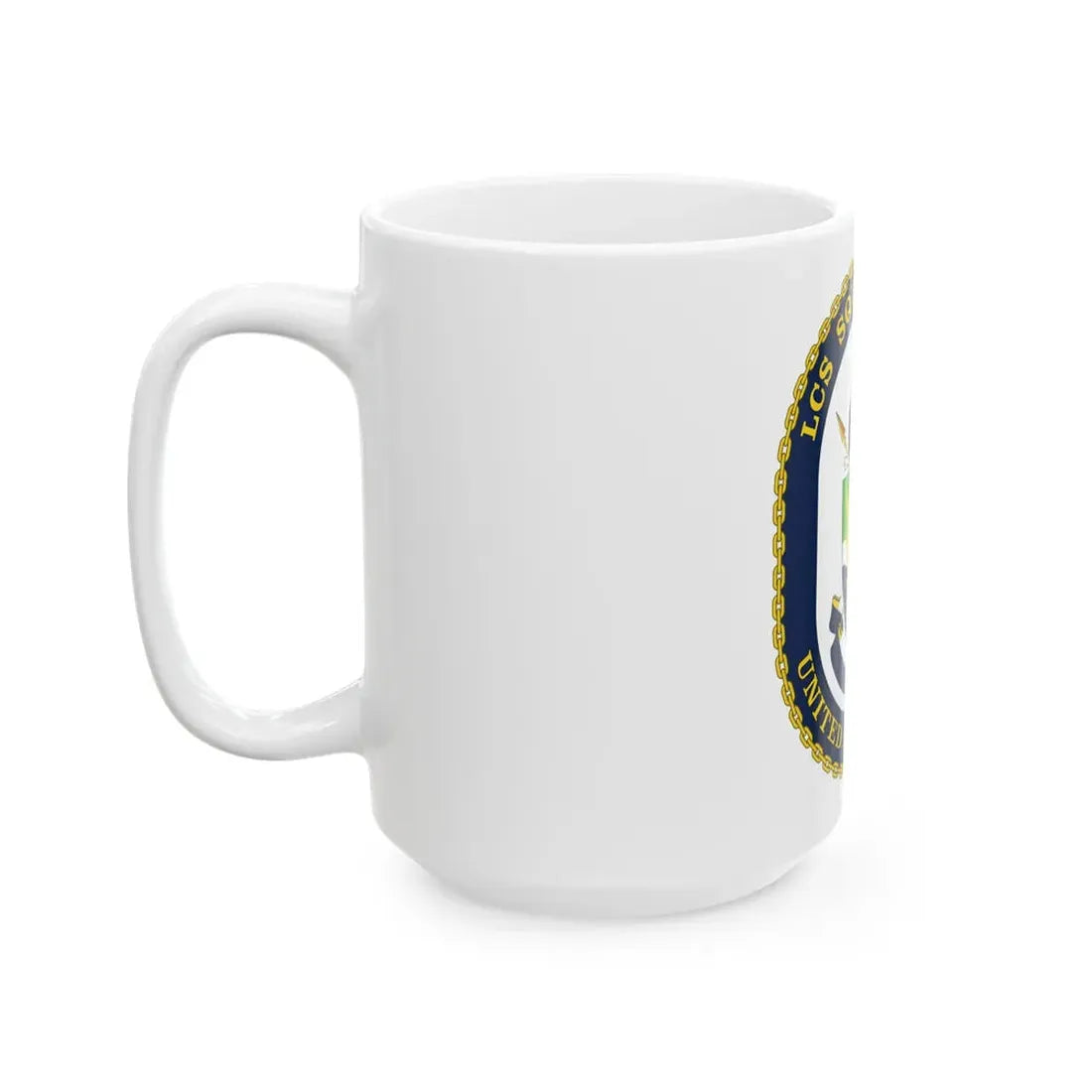 LCS Squadron One Littoral Combat Ship (U.S. Navy) White Coffee Mug - Go Mug Yourself