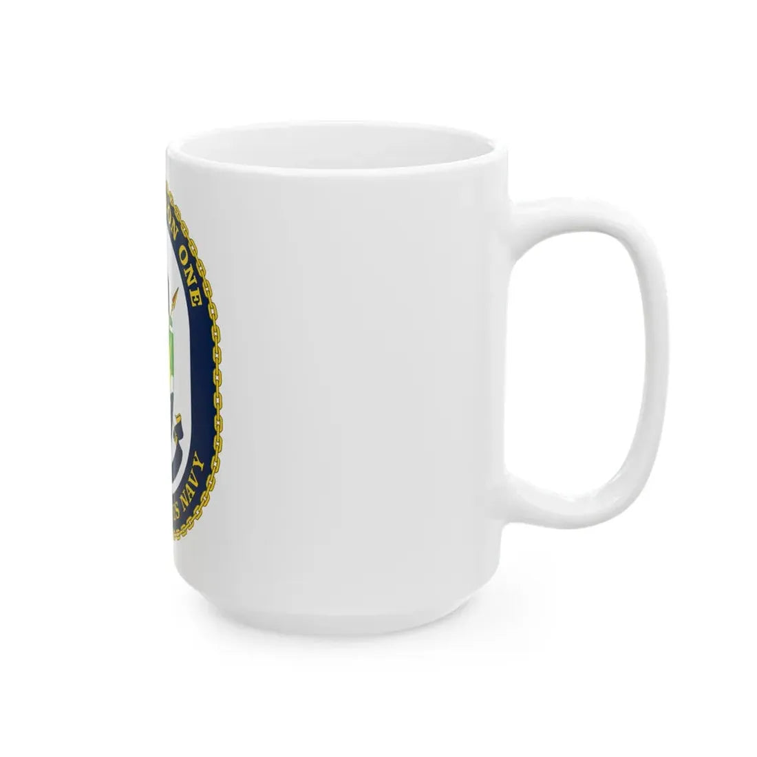 LCS Squadron One Littoral Combat Ship (U.S. Navy) White Coffee Mug - Go Mug Yourself