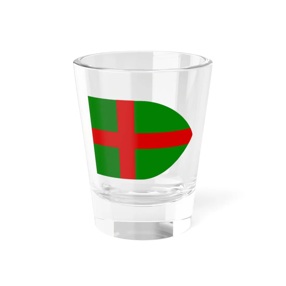 LCTR Flag of Leon (Ukraine) Shot Glass 1.5oz - Go Mug Yourself