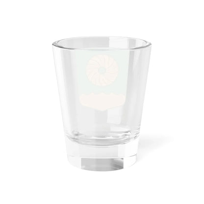 Lēdmanes pagasta ģerbonis (Latvia) (Coat of Arms) Shot Glass 1.5oz - Go Mug Yourself