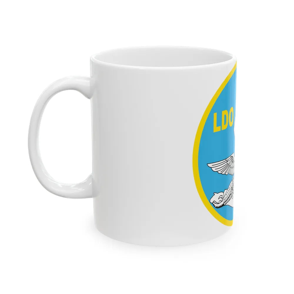 LDO CWO Patch (U.S. Navy) White Coffee Mug-Go Mug Yourself