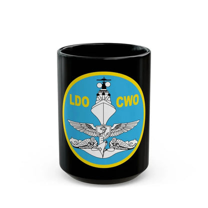 LDO CWO Patch (U.S. Navy) Black Coffee Mug 15oz - Go Mug Yourself