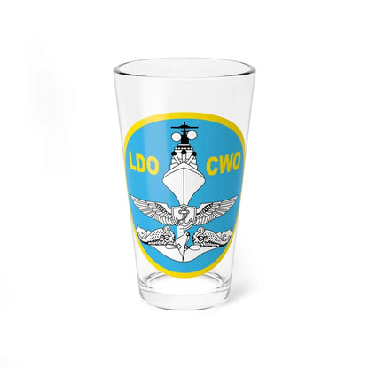 LDO CWO Patch (U.S. Navy) Pint Glass 16oz 16oz - Go Mug Yourself