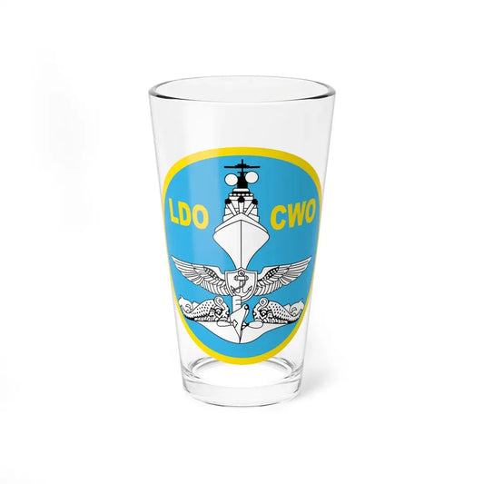 LDO CWO Patch (U.S. Navy) Pint Glass 16oz 16oz - Go Mug Yourself
