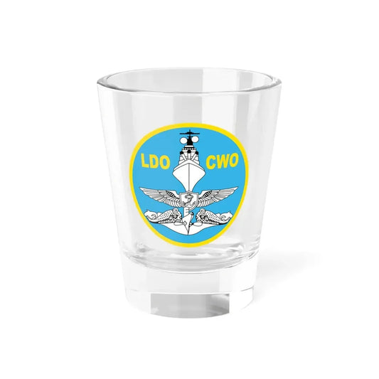 LDO CWO Patch (U.S. Navy) Shot Glass 1.5oz 1.5oz - Go Mug Yourself