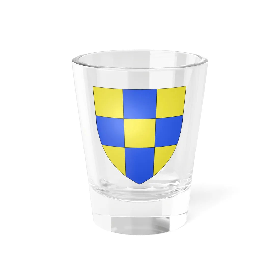 Le Châtelard FR-coat of arms (Switzerland) (Coat of Arms) Shot Glass 1.5oz 1.5oz - Go Mug Yourself