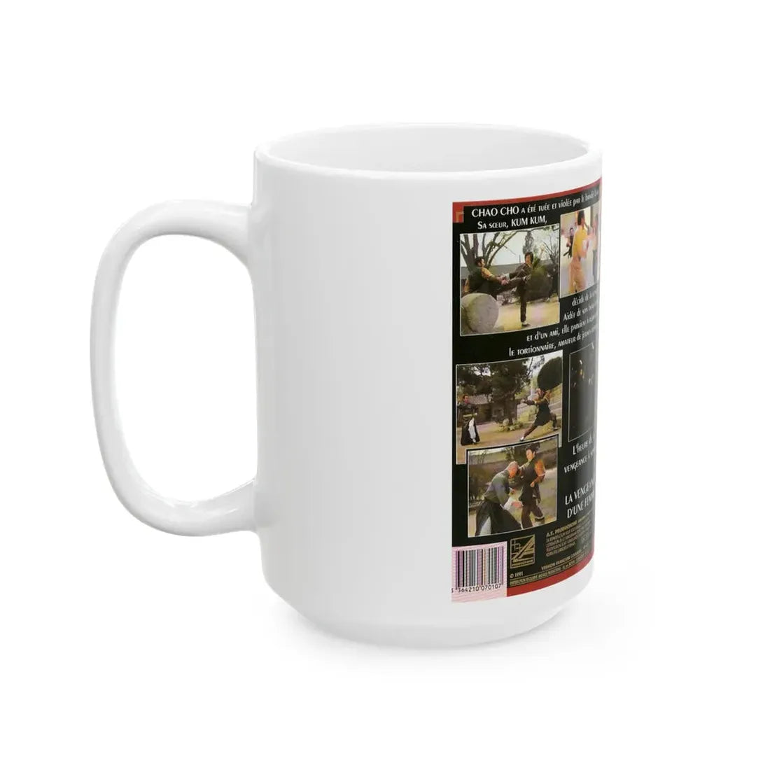 LE SANG DU DRAGON (VHS COVER) - White Coffee Mug - Go Mug Yourself