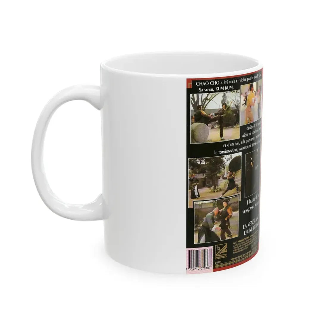 LE SANG DU DRAGON (VHS COVER) - White Coffee Mug - Go Mug Yourself
