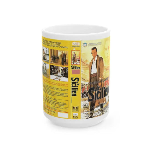 LE SICILIEN (VHS COVER) - White Coffee Mug 15oz - Go Mug Yourself