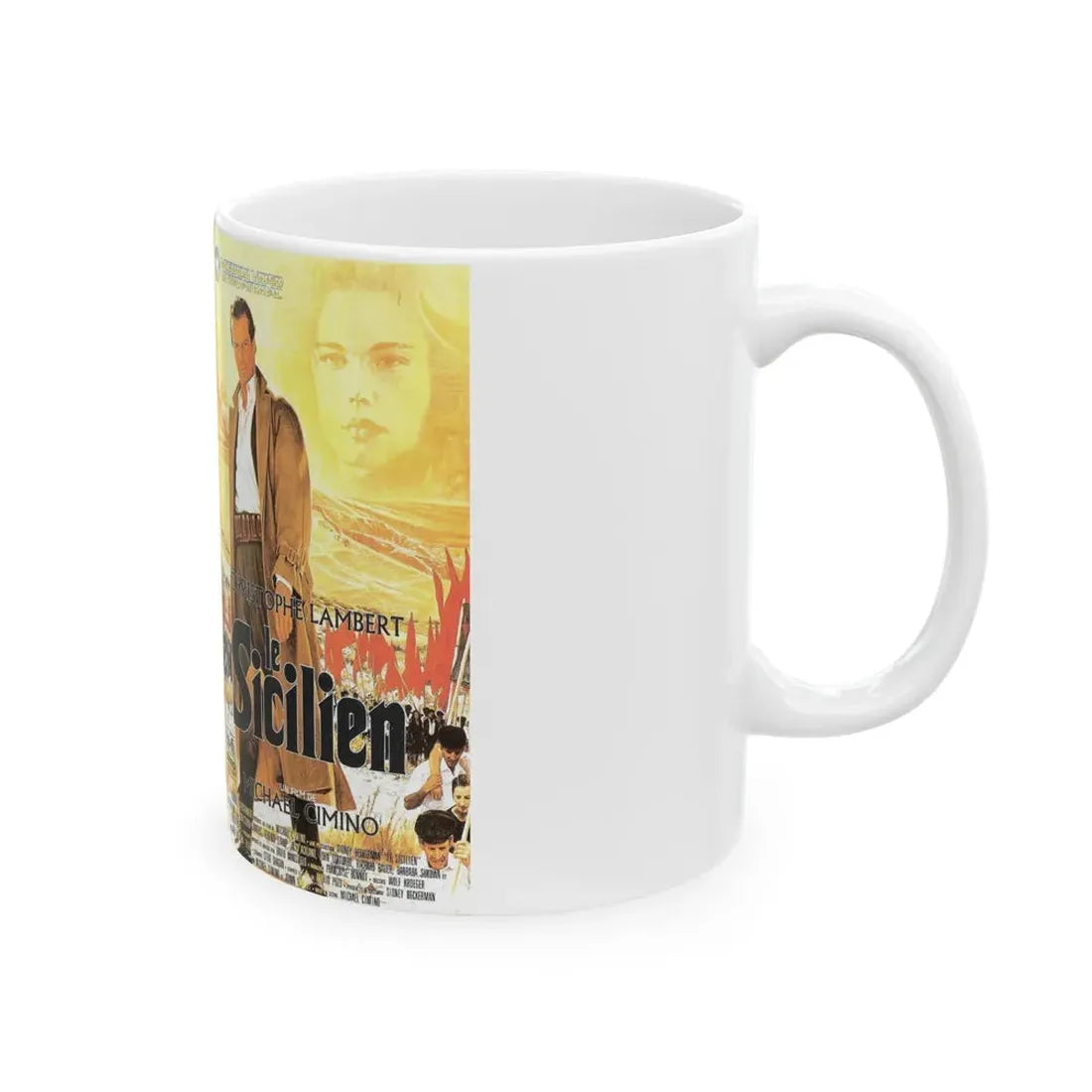 LE SICILIEN (VHS COVER) - White Coffee Mug - Go Mug Yourself