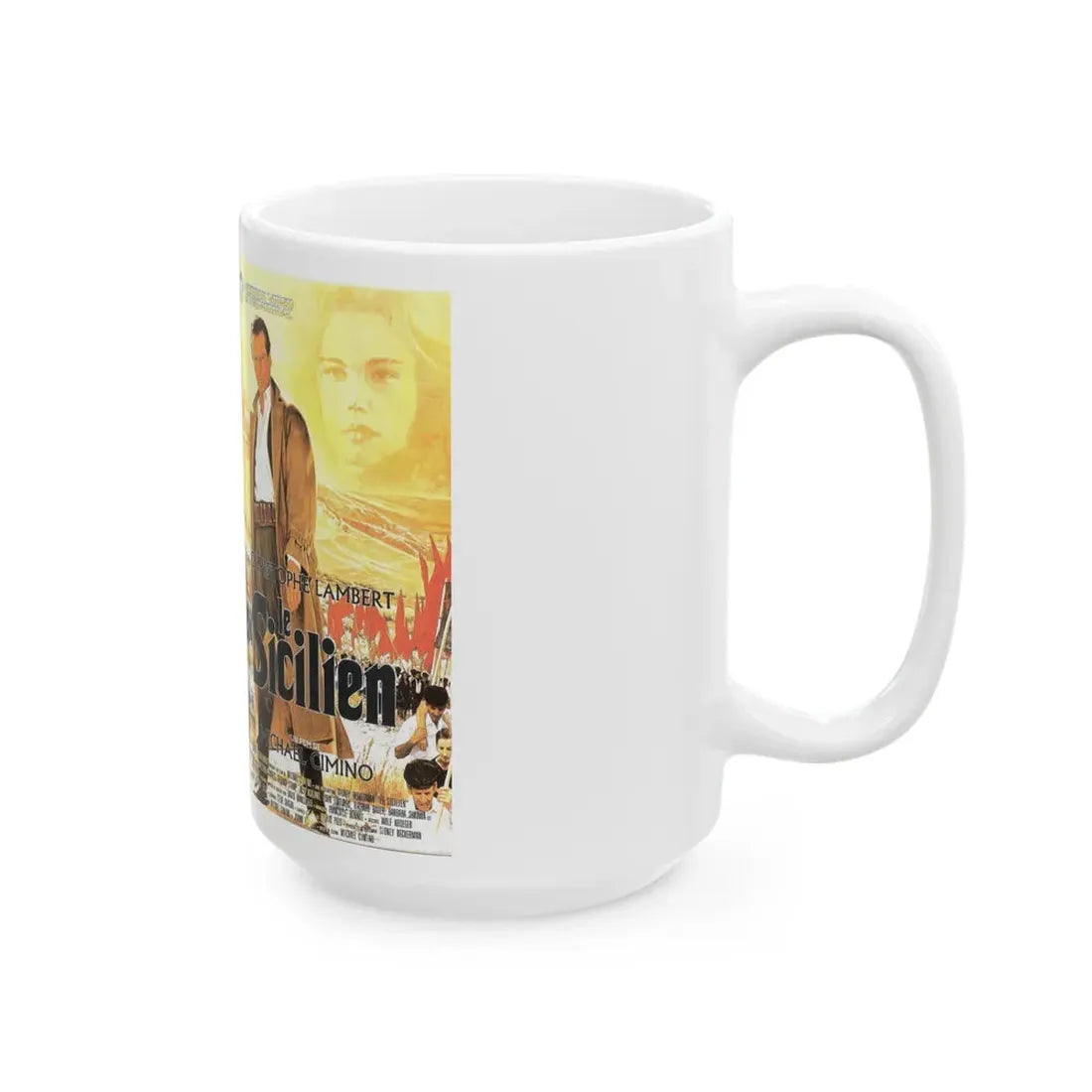 LE SICILIEN (VHS COVER) - White Coffee Mug - Go Mug Yourself